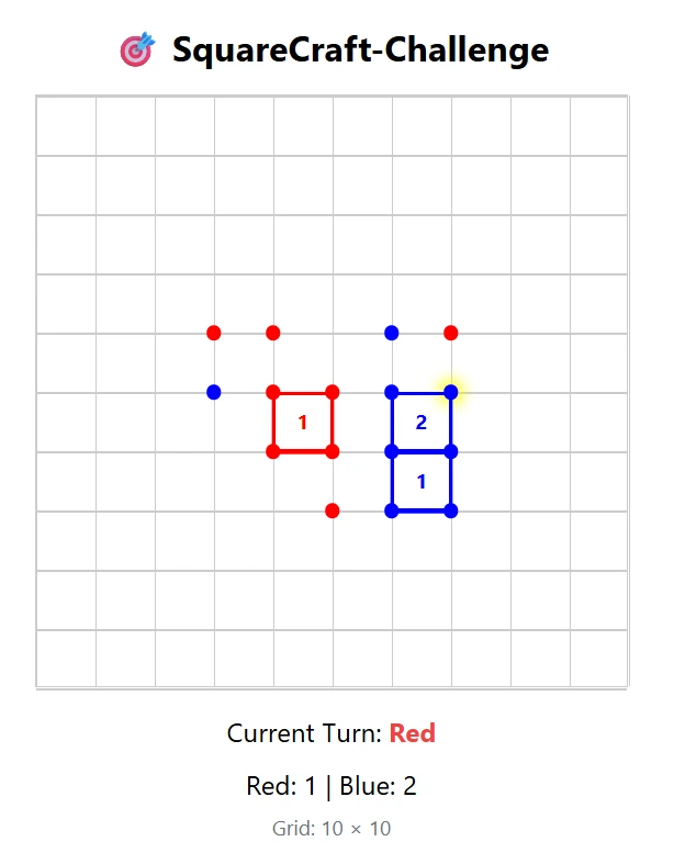 SquareCraft Challenge Game